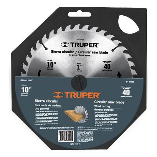 DISCO SIERRA CIRCULAR 10' 40DTS TRUPER