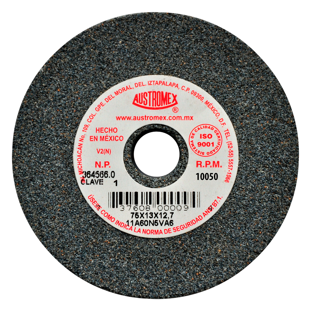 RUEDA ABRASIVA #1 3X1/2X1/4 T-1 G-46