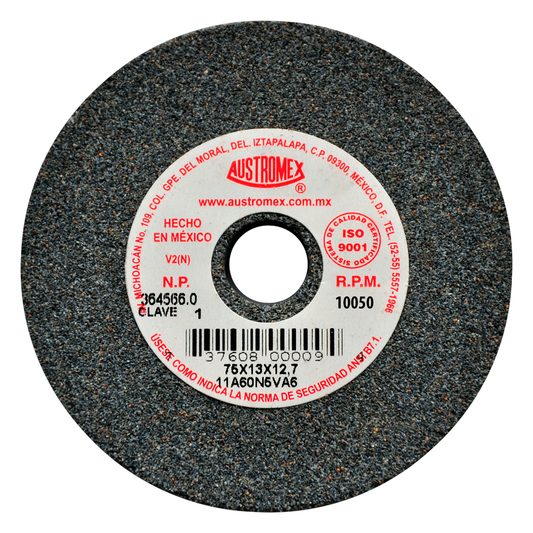 RUEDA ABRASIVA #1 3X1/2X1/4 T-1 G-46