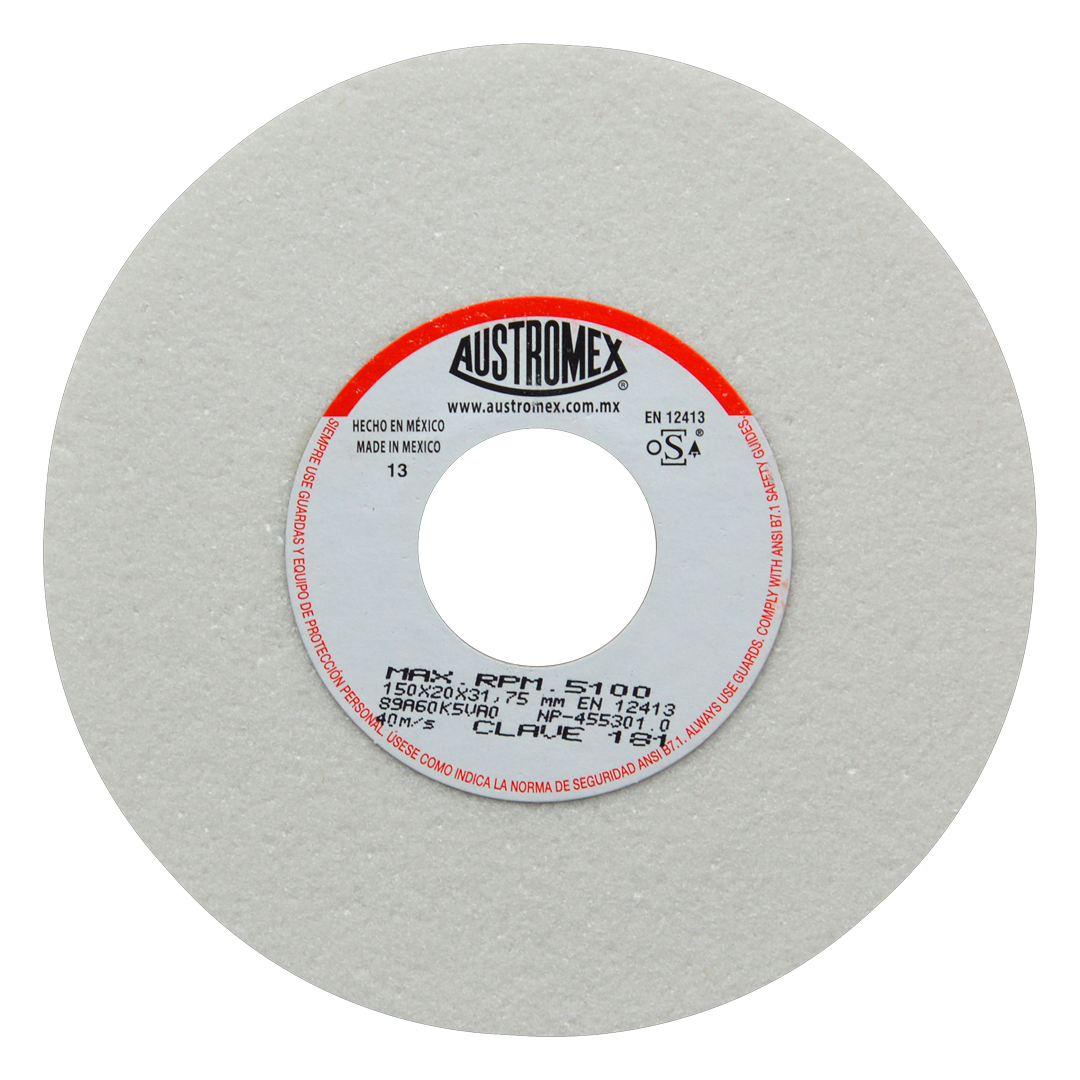 RUEDA ABRASIVA #201 8" X 3/4 X 1-1/4