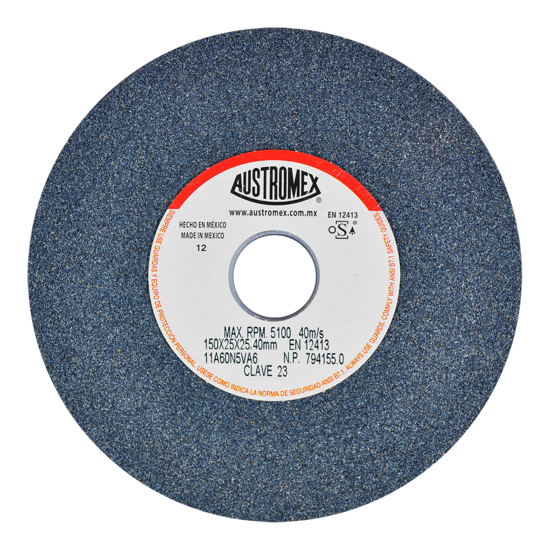 RUEDA ABRASIVA #23 6X1X1 T-1 G-60