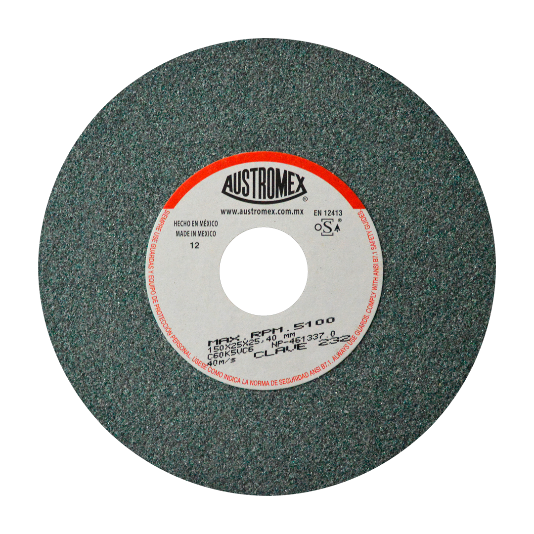 RUEDA ABRASIVA #232 6X1X1 T-1 G-60