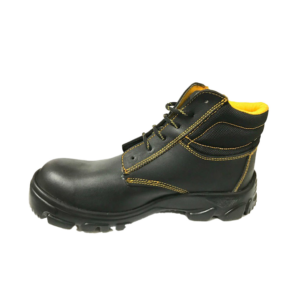 BOTA PIEL NEGRO CASCO DIELECTRICO