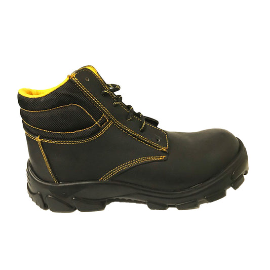 BOTA PIEL NEGRO CASCO DIELECTRICO