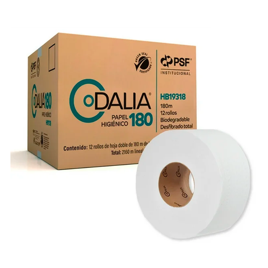 PAPEL HIGIENICO DALIA 180M C/12 PIEZAS