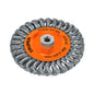 CARDA TRENZADO 6" X 3/4" PARA ESMERILADORA, TRUPER