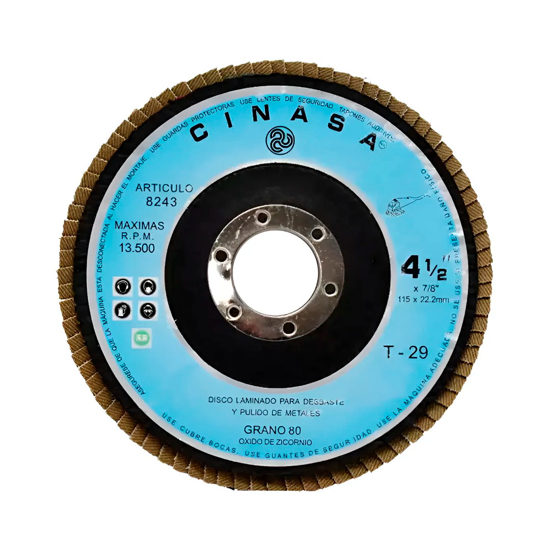 DISCO LAMINADO 4 1/2 ZIRCONIO G-80