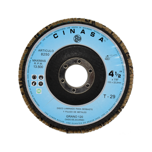 DISCO LAMINADO 4 1/2 ZIRCONIO G-120
