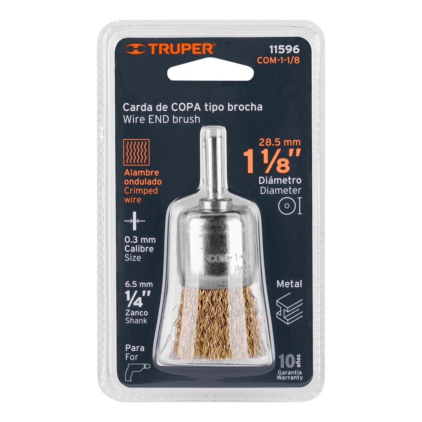 CARDA DE COPA ALAMBRE GRUESO, TRUPER