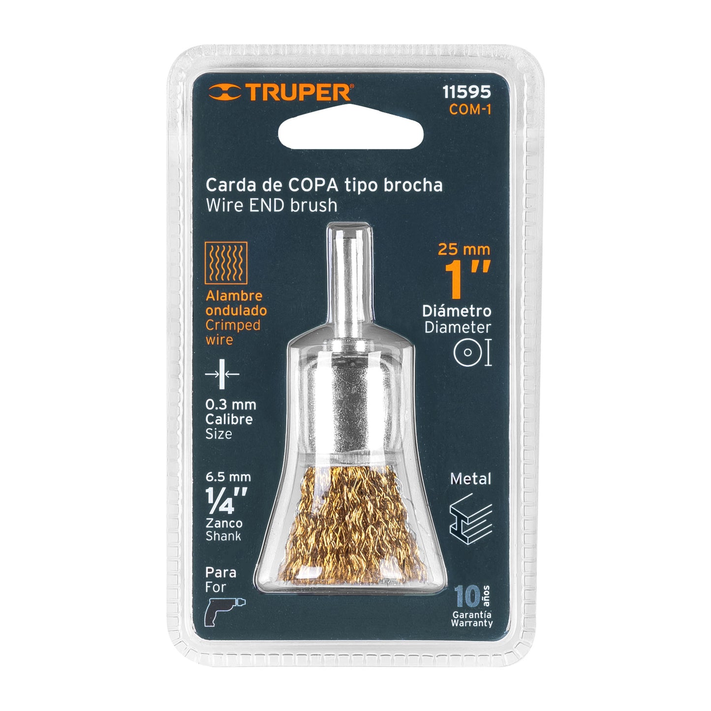 CARDA DE COPA ALAMBRE GRUESO, TRUPER