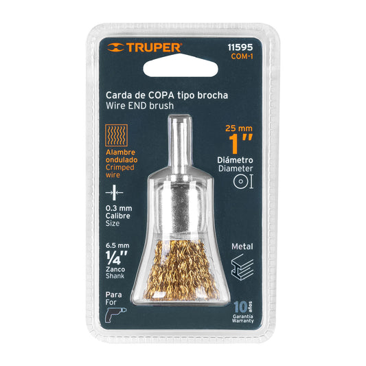CARDA DE COPA ALAMBRE GRUESO, TRUPER