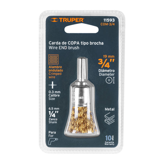 CARDA DE COPA ALAMBRE GRUESO, TRUPER