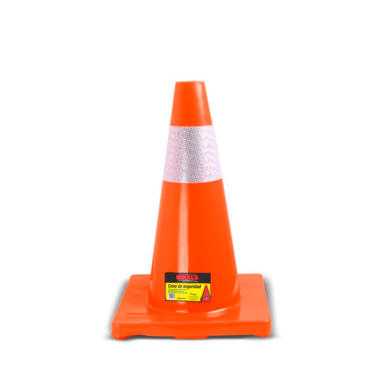 CONO VIAL 45 CM C/REFLEJANTE