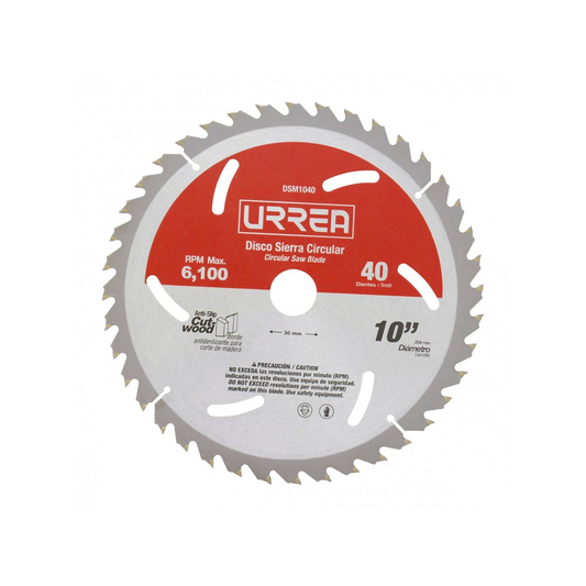 DISCO SIERRA CIRCULAR 10' 40DTS