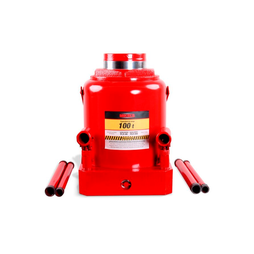 GATO HIDRAULICO DE BOTELLA 100T MIKELS