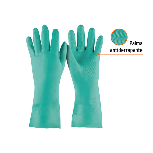 GUANTE NITRILO VERDE MULTIUSOS