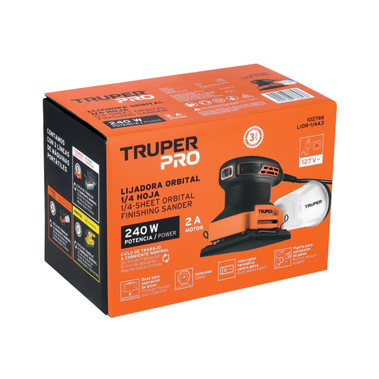 LIJADORA ORBITAL 1/4 HOJA 240W