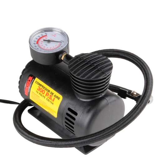 MINI COMPRESOR DE AIRE 300 PSI 12 VOLTS