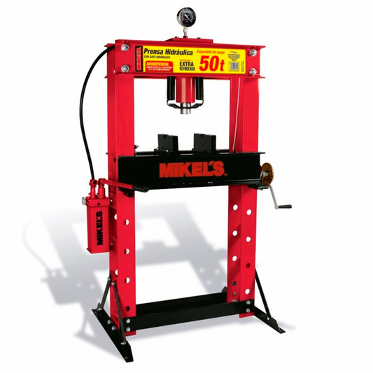 PRENSA HIDRAULICA 50T CON PISTON MIKELS