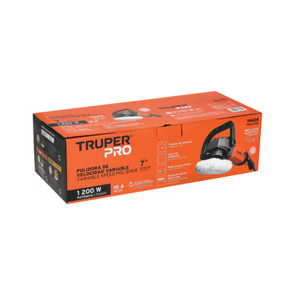 PULIDORA ROTATIVA 7" 1200W TRUPER PRO