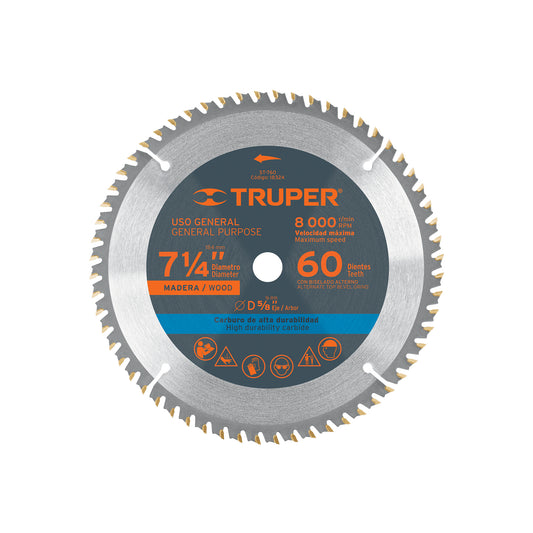 DISCO SIERRA 7 1/4 PARA MADERA