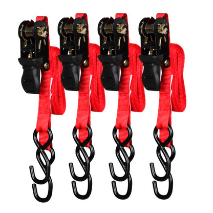 GANCHOS TENSORES C/MATRACA 4PZ MIKELS