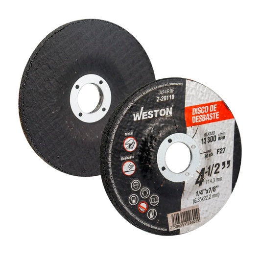 DISCO DESBASTE METAL 4-1/2X1/4X7/8