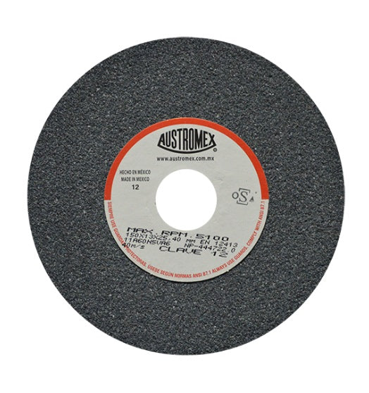 RUEDA ABRASIVA #12 6X1/2X1 T-1 G-60