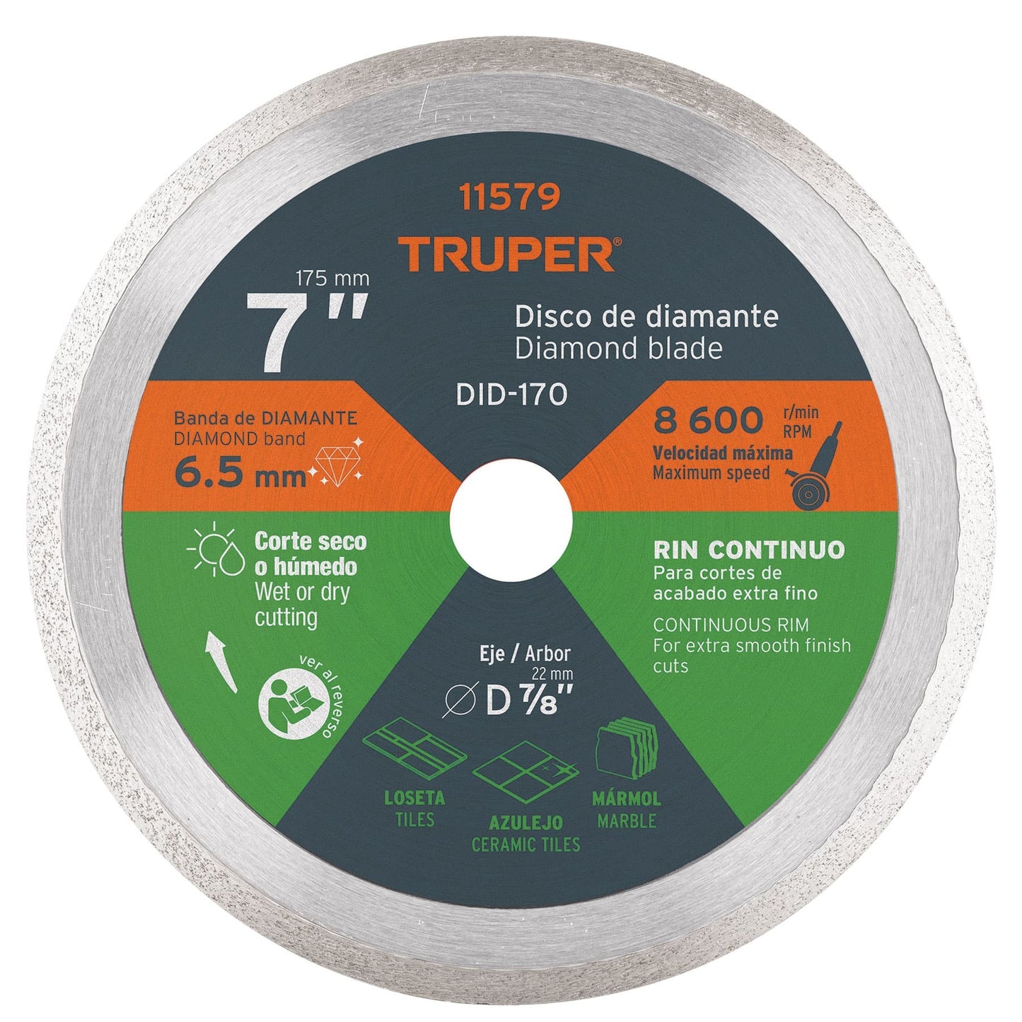 DISCO DIAMANTE CONTINUO 7' TRUPER
