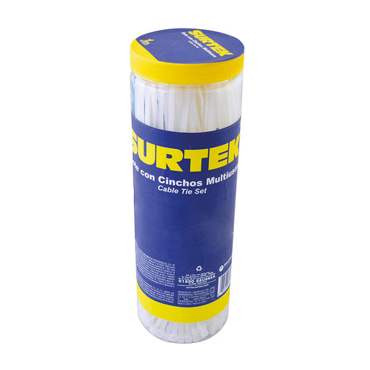 BOTE DE 800 CINCHOS PLASTICOS SURTEK