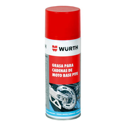 GRASA PARA CADENA DE MOTOS 200ML WURTH