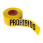 CINTA BARRICADA AMARILLA "PROHIBIDO"