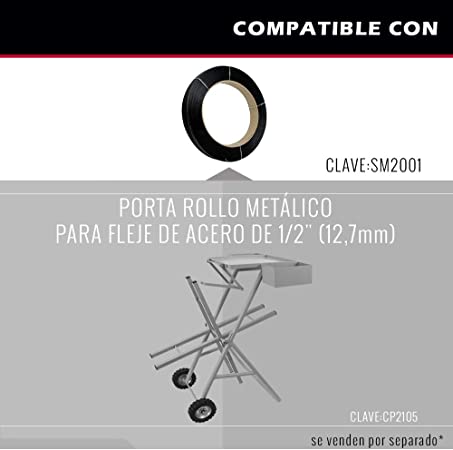 FLEJE PLASTICO NEGRO 1/2