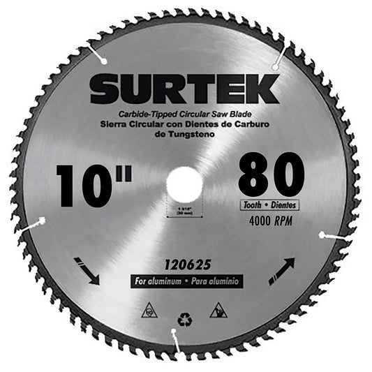 DISCO P/SIERRA CIRCULAR 80 DIENTES 10"